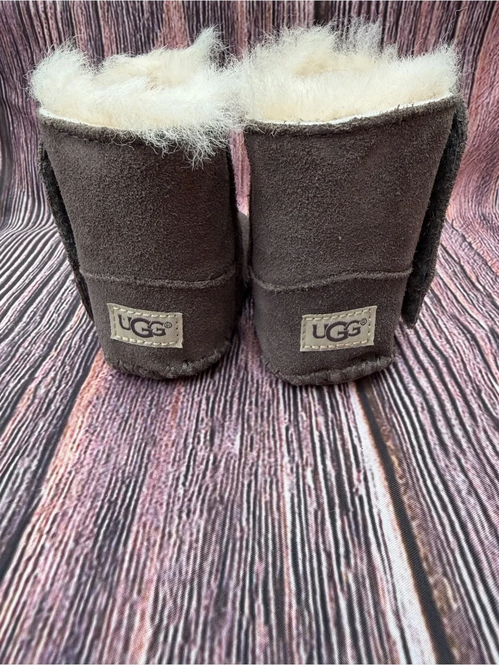 UGG- Infant suede booties- Caden — Style 1005198I